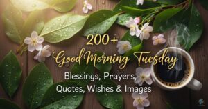 200+ Good Morning Tuesday Blessings, Prayers, Quotes, Wishes & Images
