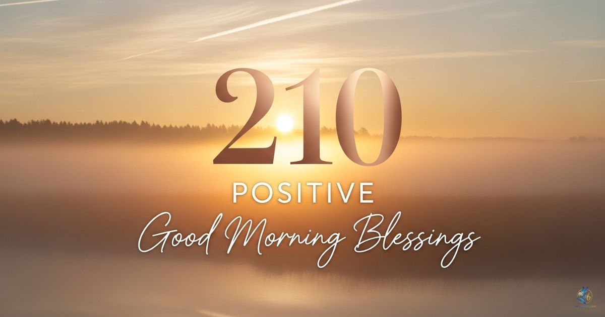 210 Positive Good Morning Blessings, Quotes, Prayers, Images & GIFs for Friends and Family