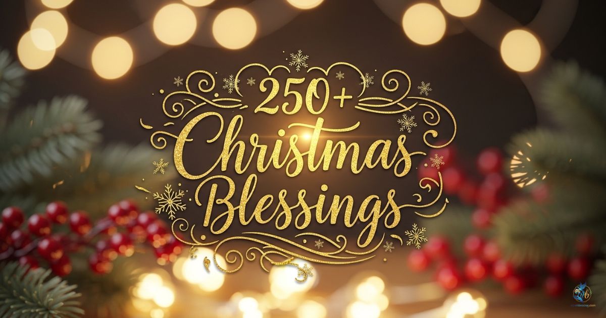 250+ Christmas Blessings, Card Sayings, Messages & Prayers (2026 Guide)