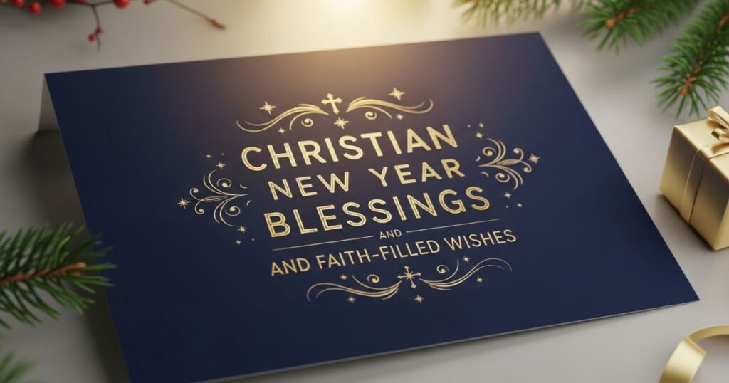 CHRISTIAN NEW YEAR BLESSINGS AND FAITH-FILLED WISHES