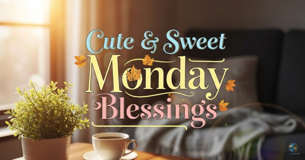 Cute & Sweet Monday Blessings