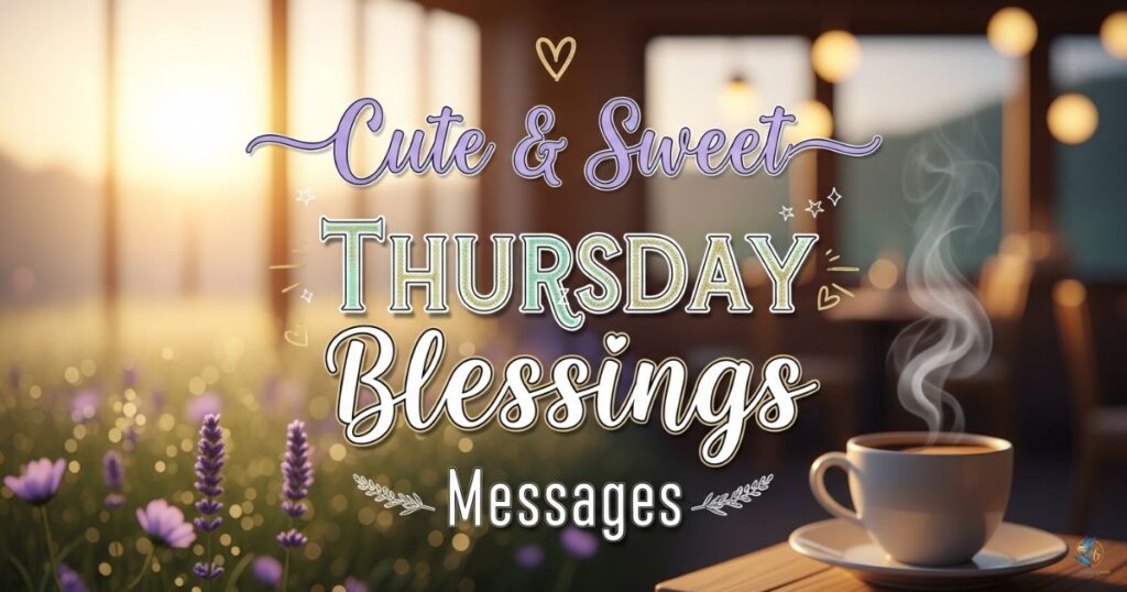 Cute & Sweet Thursday Blessings Messages