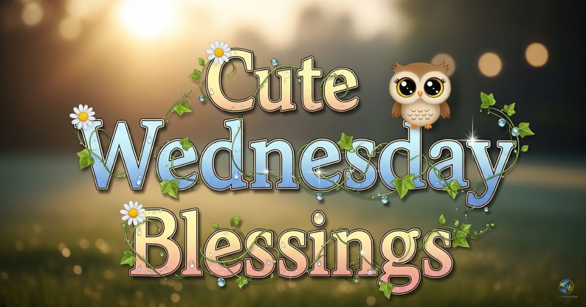 Cute Wednesday Blessings: Sweet, Positive, Inspirational Messages, Quotes, Prayers & Wishes 