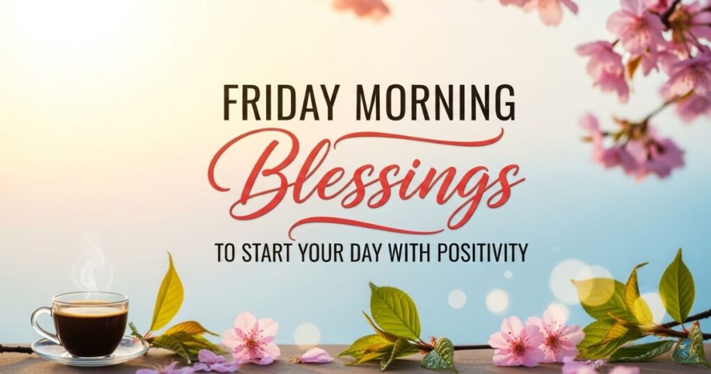 Friday Morning Blessings to Start Your Day with Positivity