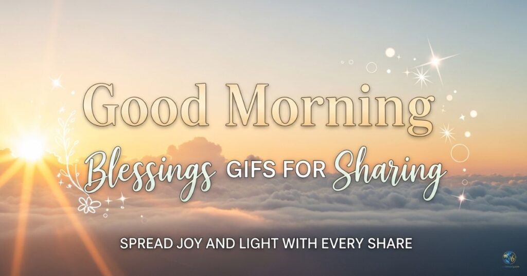 Good Morning Blessings GIFs for Sharing