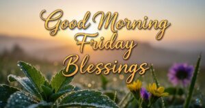 Good Morning Friday Blessings: Beautiful, Thankful, Positive Quotes, Prayers, Images & Bible Verses 