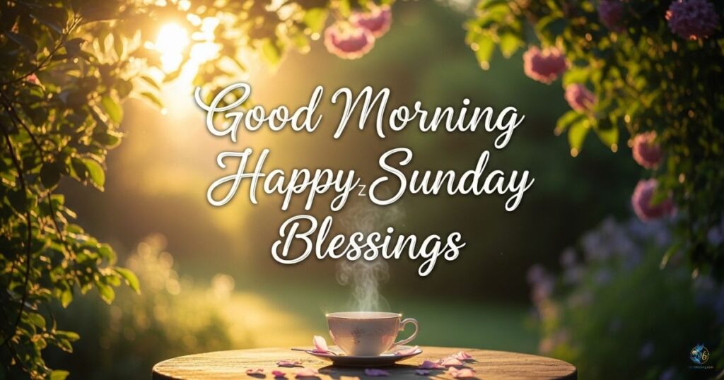 Good Morning Happy Sunday Blessings