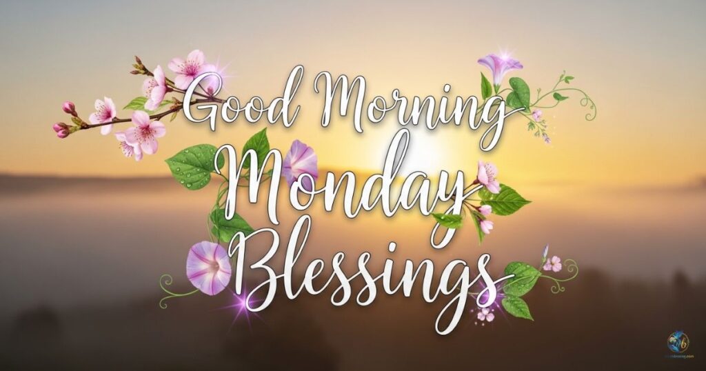 Good Morning Monday Blessings