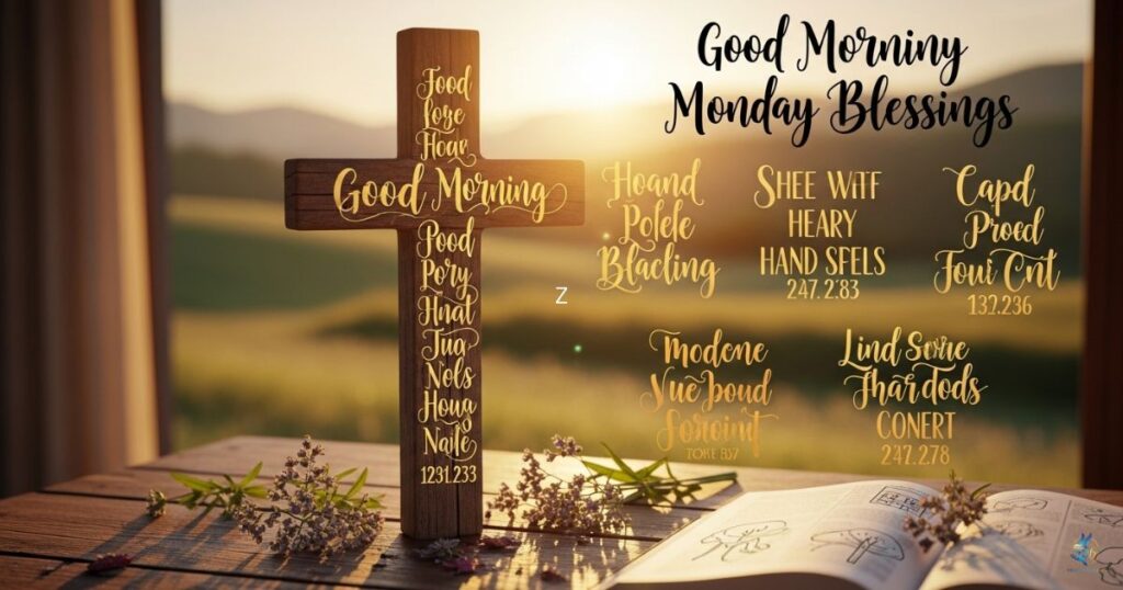 Good Morning Monday Blessings Bible Verses