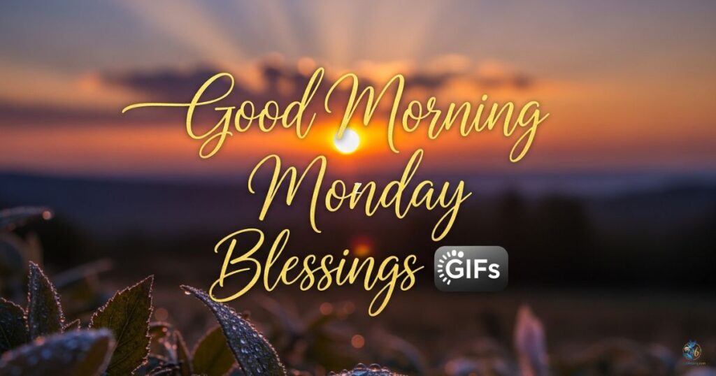 Good Morning Monday Blessings GIFs