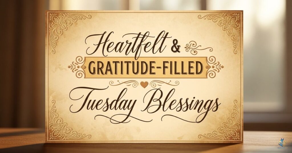 Heartfelt & Gratitude-Filled Tuesday Blessings