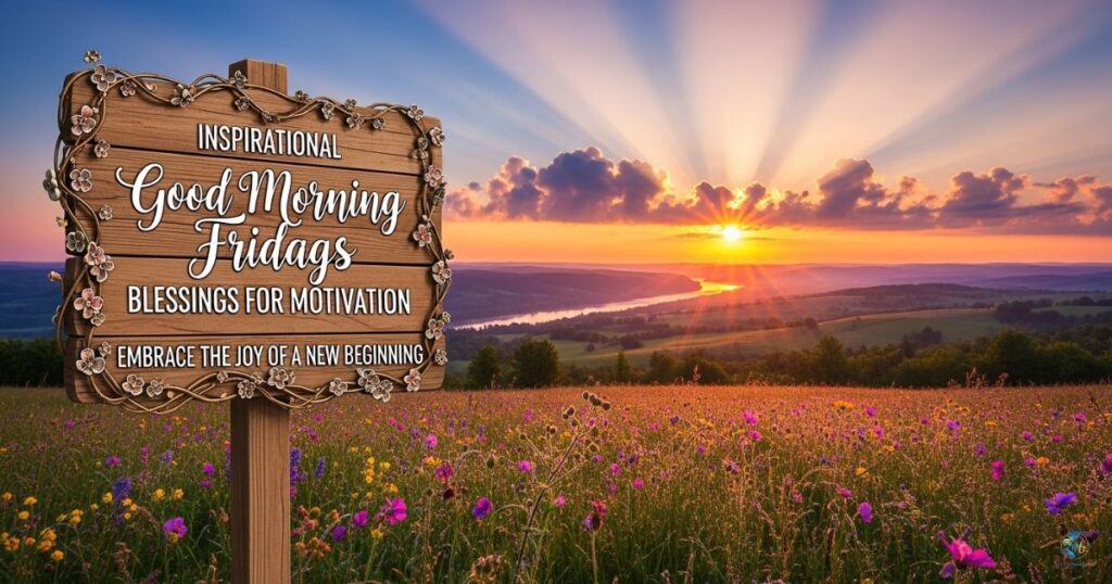 Inspirational Good Morning Friday Blessings for Motivation