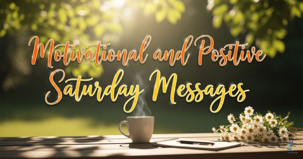 Motivational and Positive Saturday Messages