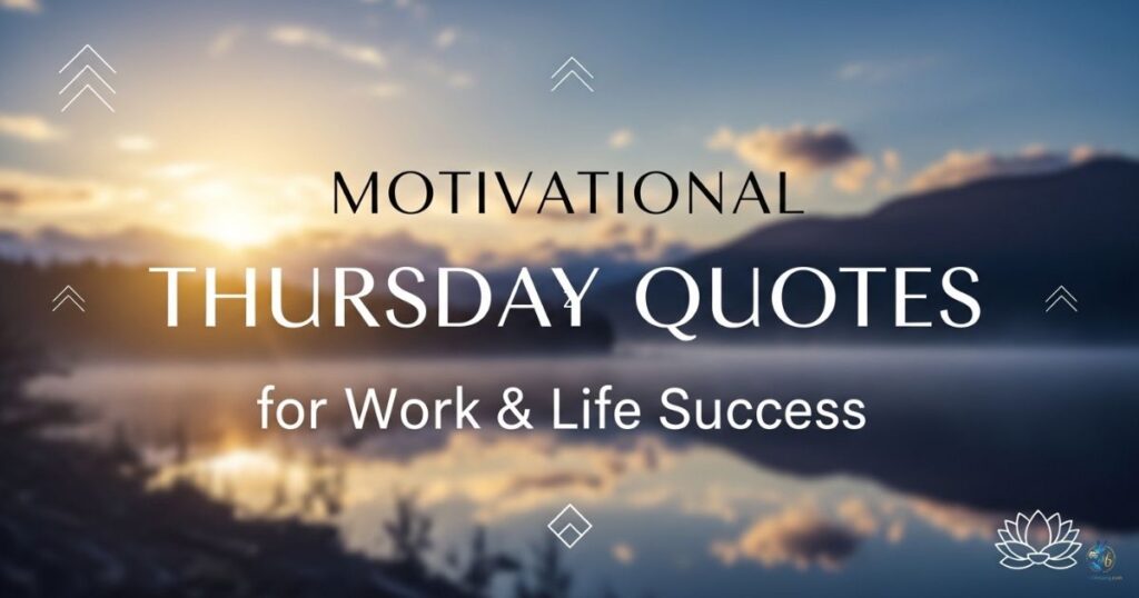 Motivational Thursday Quotes for Work & Life Success