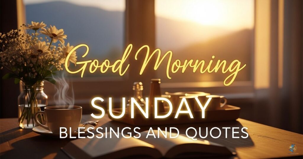 Good Morning Sunday Blessings and Quotes