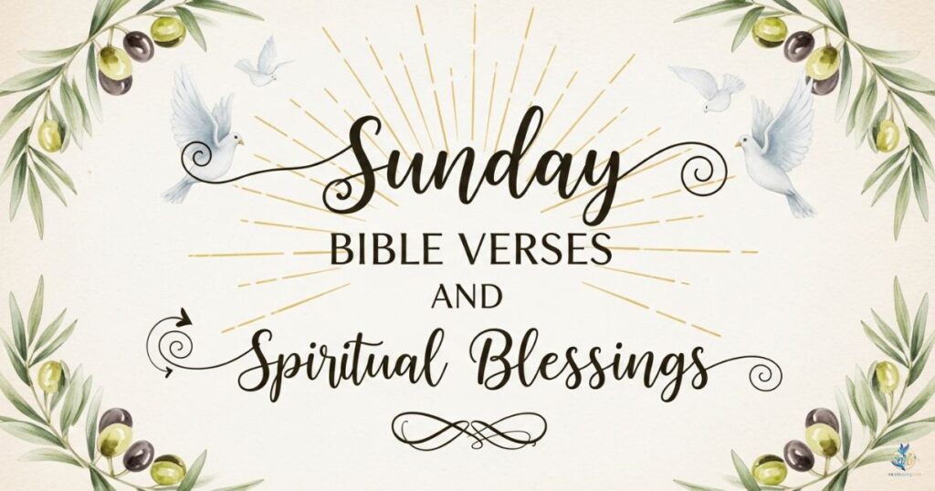 Sunday Bible Verses and Spiritual Blessings