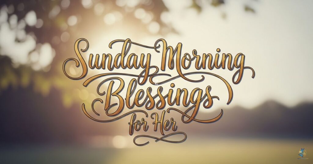 Sunday Morning Blessings for Her