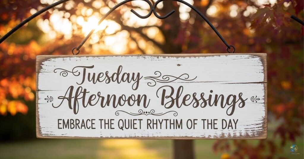 Tuesday Afternoon Blessings