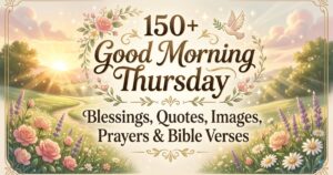 150+ Good Morning Thursday Blessings, Quotes, Images, Prayers & Bible Verses