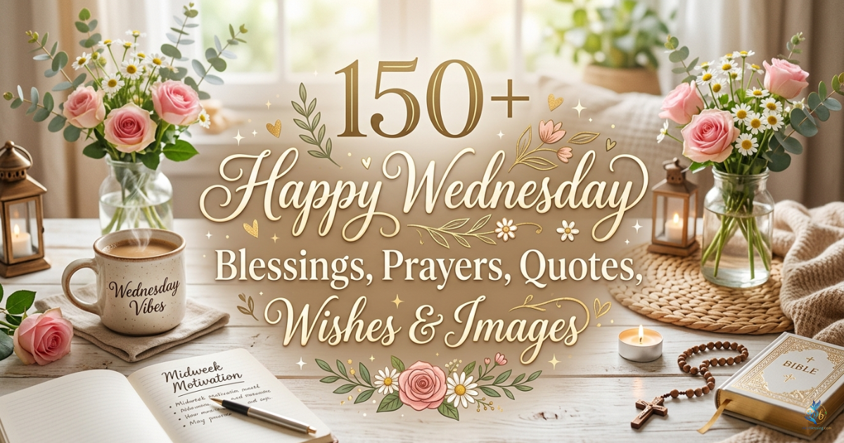 150+ Happy Wednesday Blessings, Prayers, Quotes, Wishes & Images