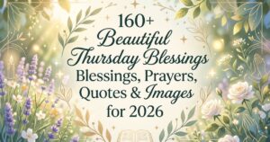 160+ Beautiful Thursday Blessings, Prayers, Quotes & Images for 2026 