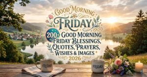 200+ Good Morning Friday Blessings, Quotes, Prayers, Wishes & Images 2026