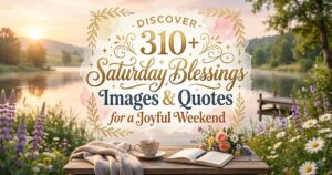 310+ Saturday Blessings Images & Quotes for a Joyful Weekend 