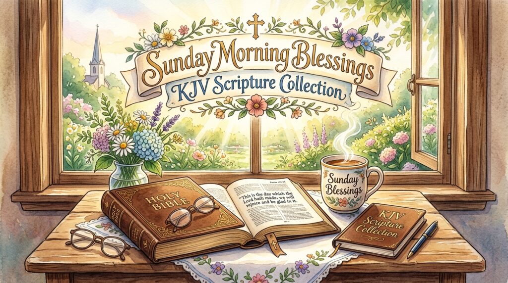 Sunday Morning Blessings KJV Scripture Collection