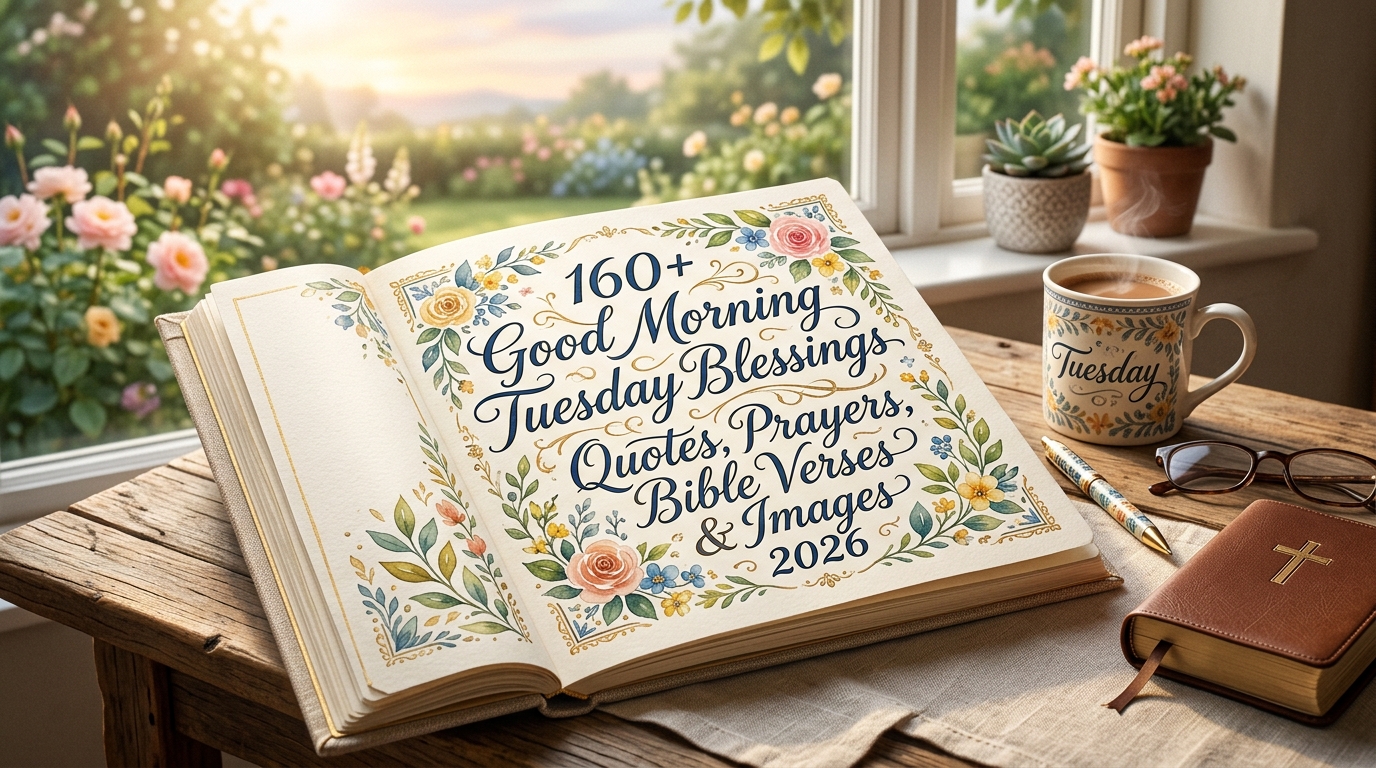 160+ Good Morning Tuesday Blessings, Quotes, Prayers, Bible Verses & Images 2026