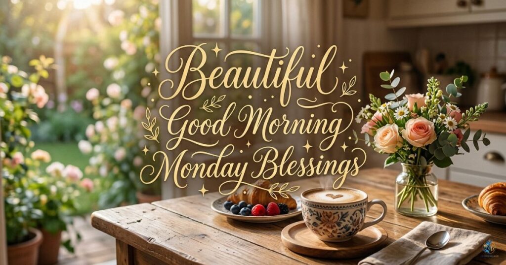 Beautiful Good Morning Monday Blessings