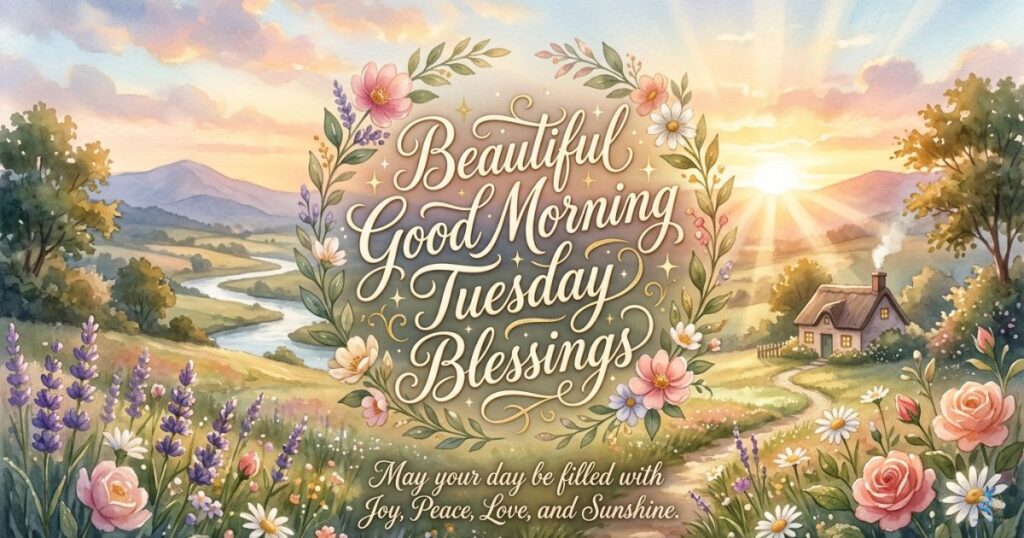 Beautiful Good Morning Tuesday Blessings