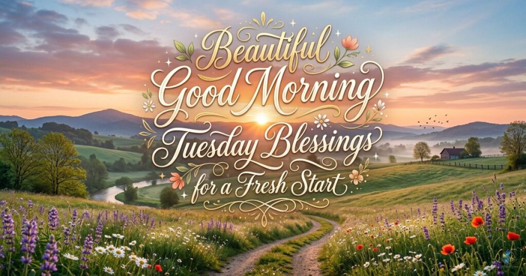 Beautiful Good Morning Tuesday Blessings for a Fresh Start