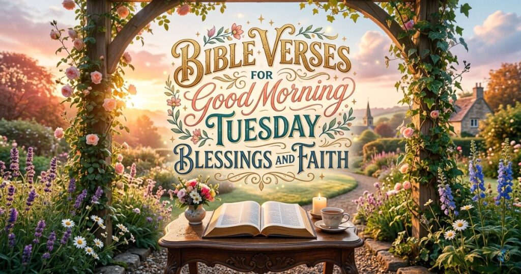Bible Verses for Good Morning Tuesday Blessings and Faith