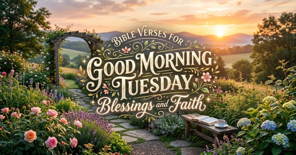 Bible Verses for Good Morning Tuesday Blessings and Faith