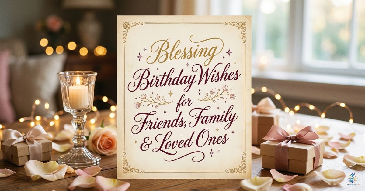 Blessing Birthday Wishes for Friends, Family & Loved Ones 
