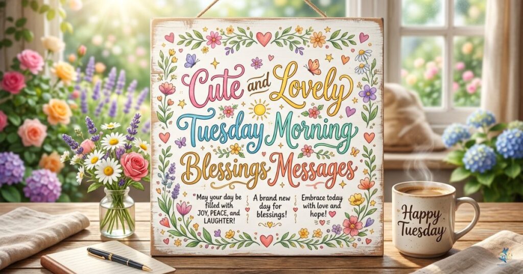 Cute and Lovely Tuesday Morning Blessings Messages