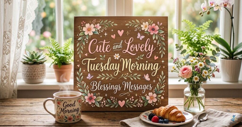 Cute and Lovely Tuesday Morning Blessings Messages