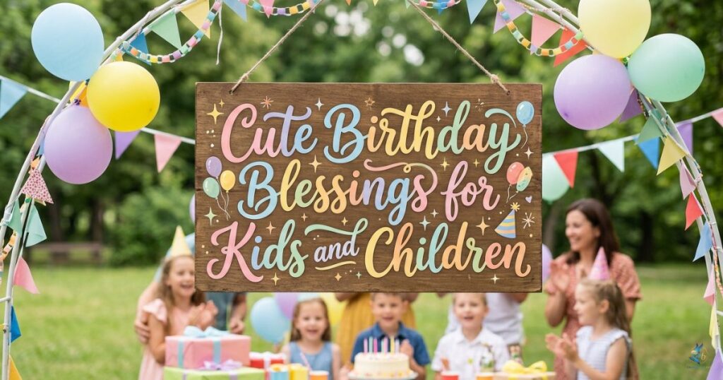 Cute Birthday Blessings for Kids and Children