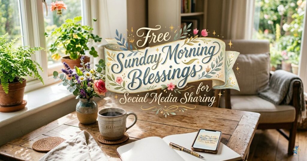 Free Sunday Morning Blessings for Social Media Sharing