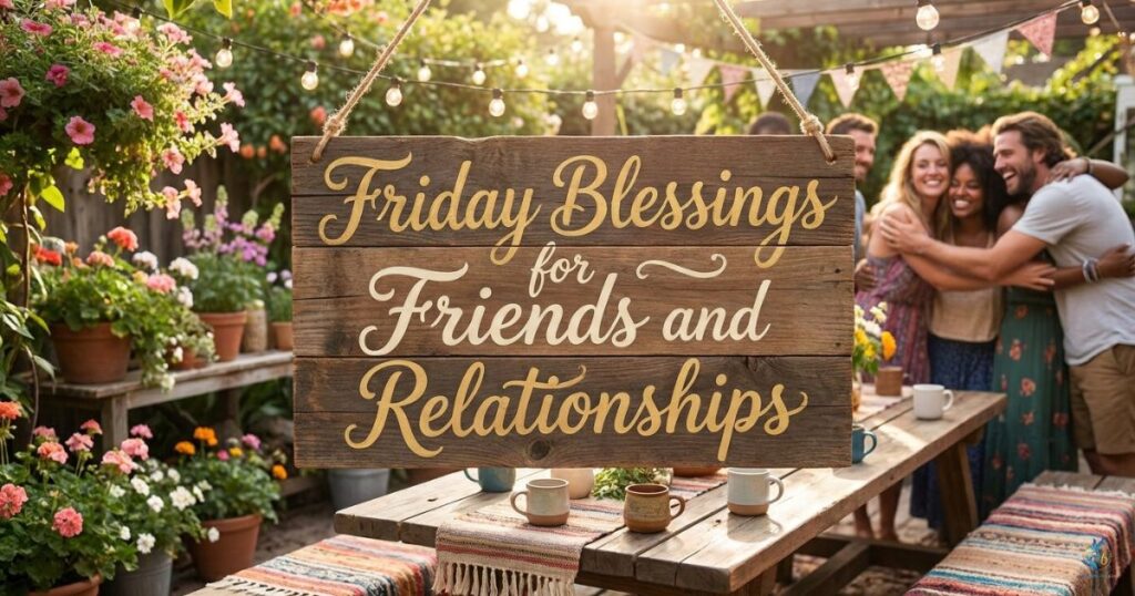 Friday Blessings for Friends and Relationships