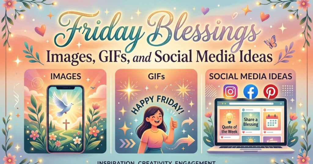 Friday Blessings Images, GIFs, and Social Media Ideas