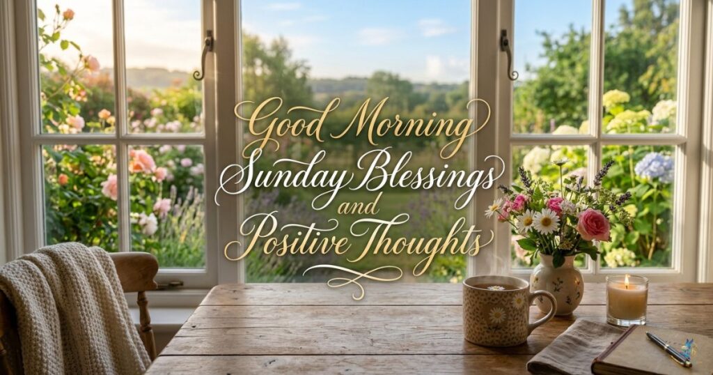 Good Morning Sunday Blessings and Positive Thoughts