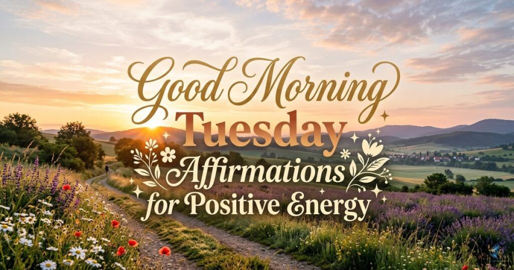Good Morning Tuesday Affirmations for Positive Energy