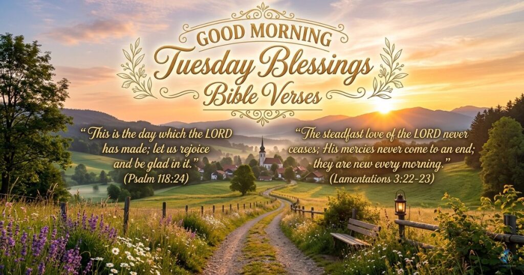 Good Morning Tuesday Blessings Bible Verses