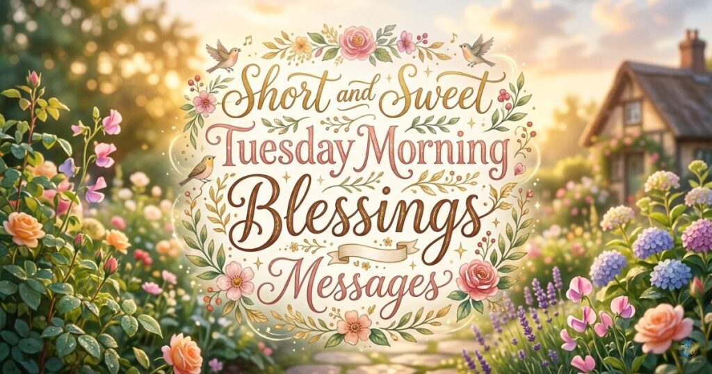 Short and Sweet Tuesday Morning Blessings Messages