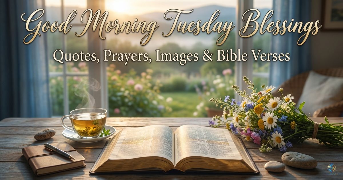 Good Morning Tuesday Blessings, Quotes, Prayers, Images & Bible Verses