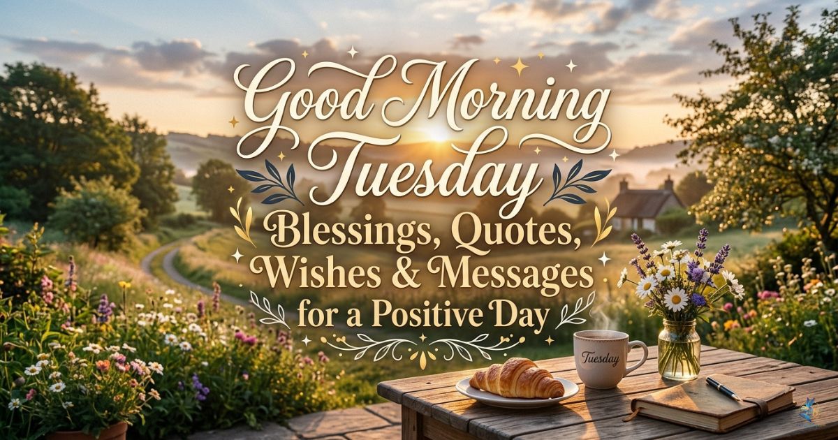 Good Morning Tuesday Blessings, Quotes, Wishes & Messages for a Positive Day