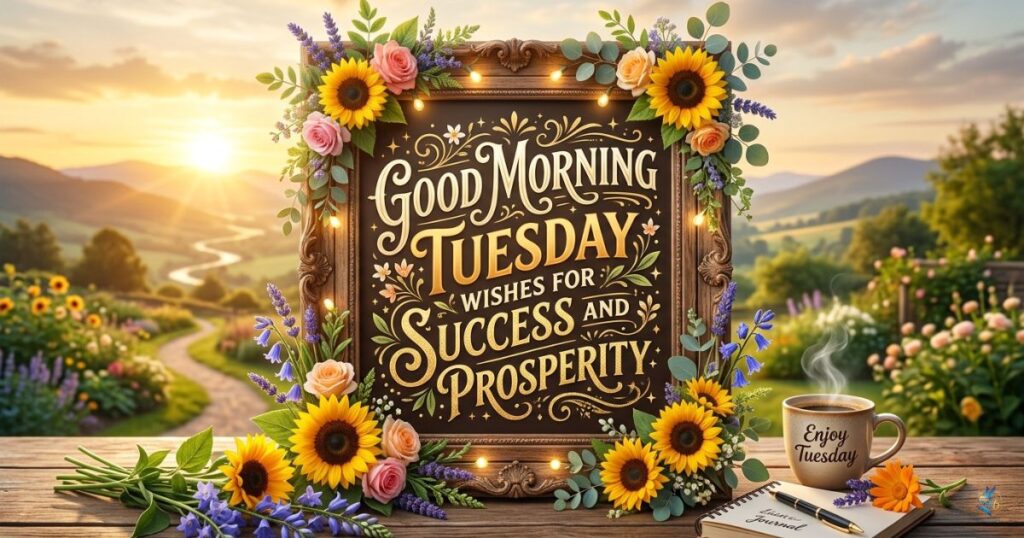 Good Morning Tuesday Wishes for Success and Prosperity