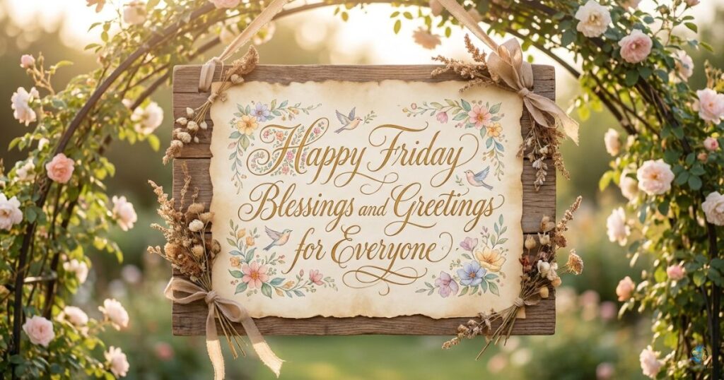 Happy Friday Blessings and Greetings for Everyone