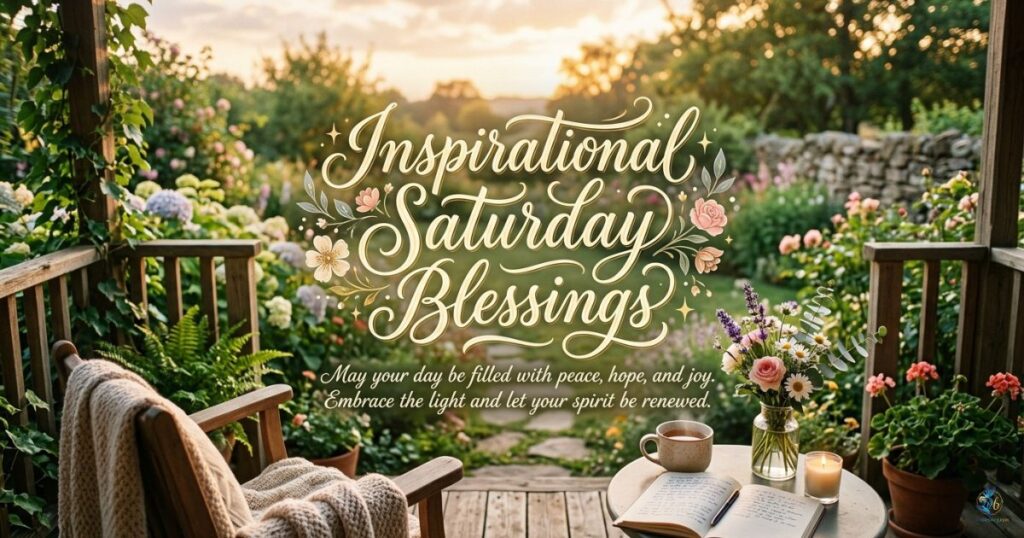 Inspirational Saturday Blessings